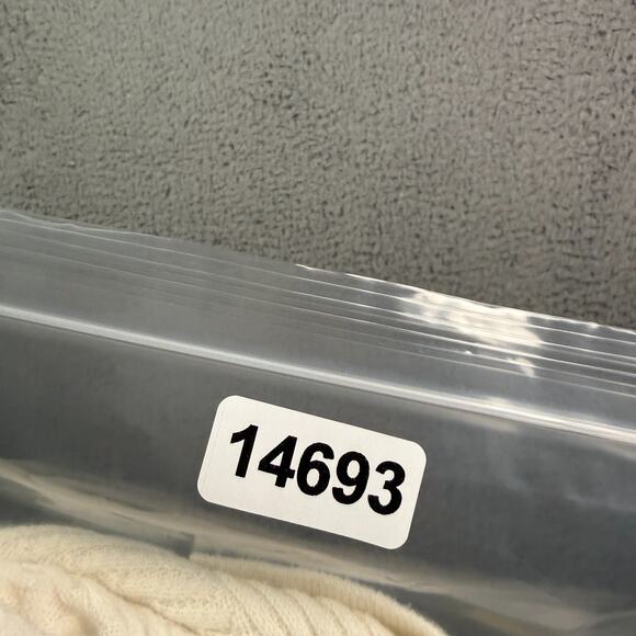 Abercrombie & Fitch Sweater Polo Shirt Mens L Cream Jacquard Knit Johnny Collar - Picture 7 of 7